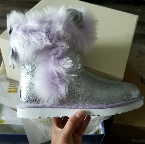 đNIBđ UGG SUEDE CLASSIC II BOOTS BOW MINI - Picture 5 of 8